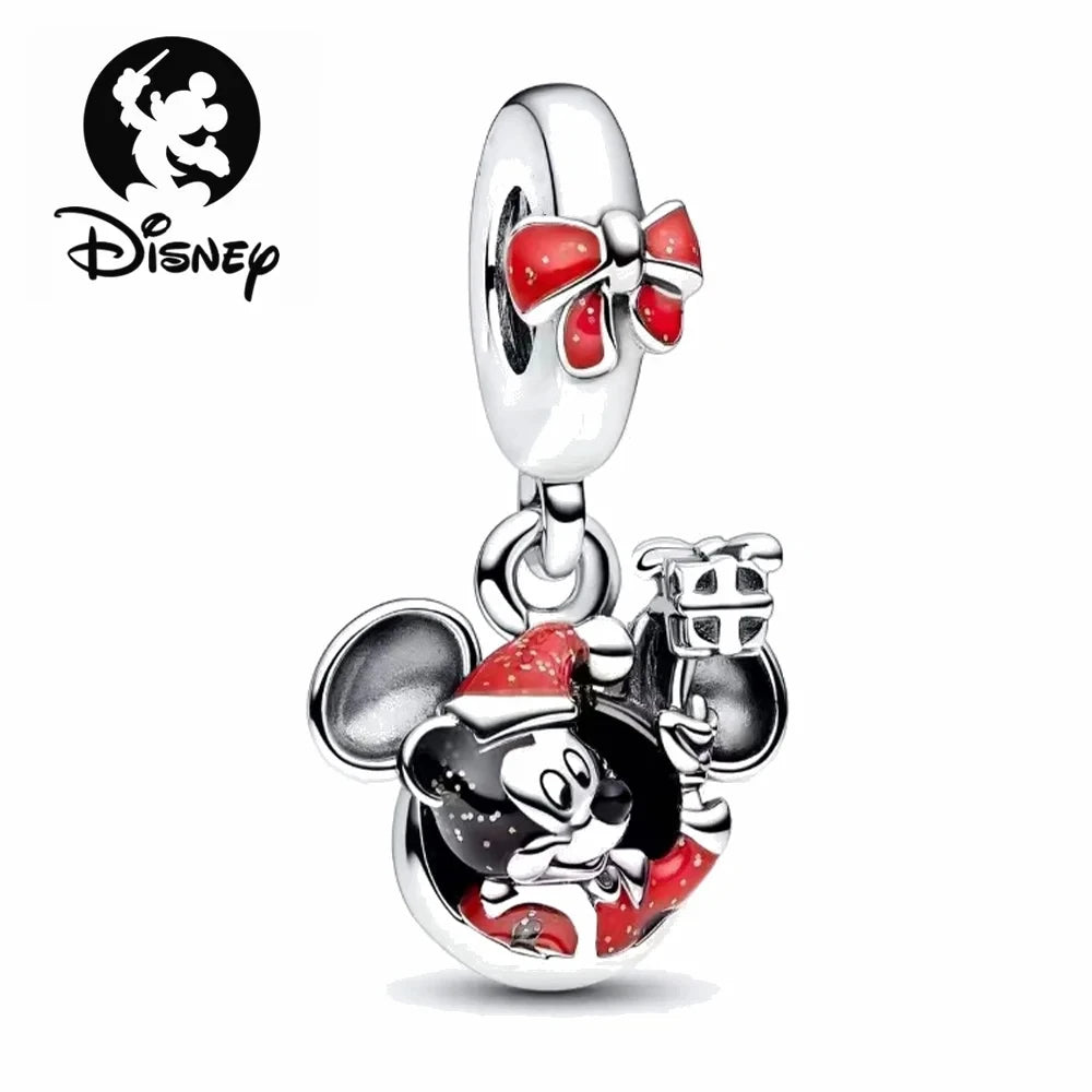 100% 925 sterling silver Disney 100th anniversary charm beads suitable for original DlY bracelet, women's fashion gift