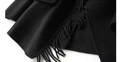 2025 neue Herbst Winter Wolle Mantel Frauen Windjacke Jacke Baumwolle Oberbekleidung Quaste Woolen Anzug Kleidung Weibliche Strickjacke