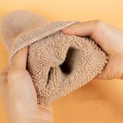 2Pairs/Men's Socks Super Thick Wool High Quality Merino Wool Socks Business Fall Winter Comfortable Mid-leg Socks Large Size Men.