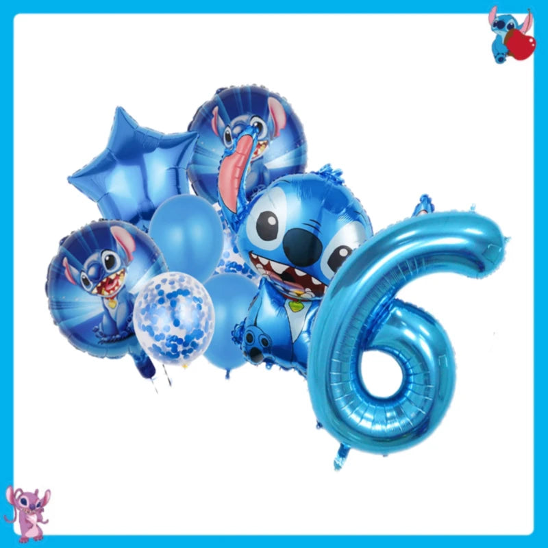 Disney Lilo und Stitch Geburtstag Party Dekoration Geschirr Tasse Teller Tischdecke Luftballons Thema Party liefert Banner Hintergrund.