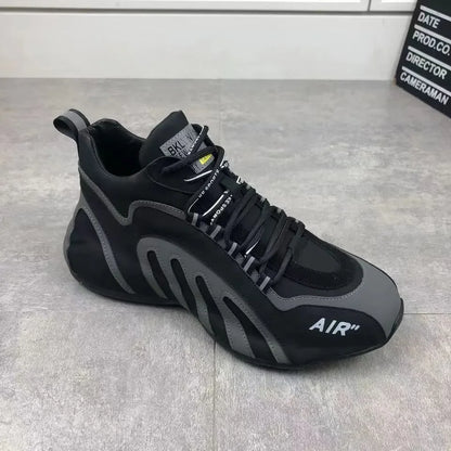 Sneakers Men Fashion  Casual Lightweight Breathable Running Shoes Men Sneakers Lace-up Platform Sneakers Footwear Zapatos Hombre.