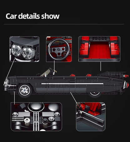 Mould King 10012 Technical Car Model Toys The Eldorado Set Building Block Assembly Creative Brick Kids Christmas Gift.