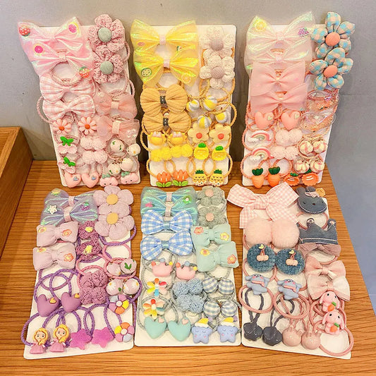 Flower Bow Tie Leather Band Headband Sweet Hair Accessories Baby Does Not Hurt Hair Lovely Headwear Hair Loop.