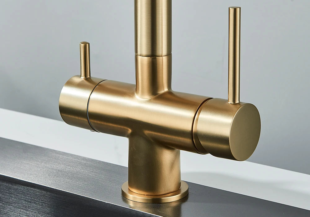 Black Grey Filtered Kitchen Faucet Water Filter Kitchen Faucets Filter Faucet Mixer Water Purification Water Drinking Water Taps