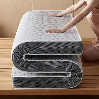 Naturlatex-Matratze, Zuhause, Schlafzimmer, Tatami, Memory, Wattepad, gepolstert, Vermietung, einzelner Studentenwohnheim, verdickt