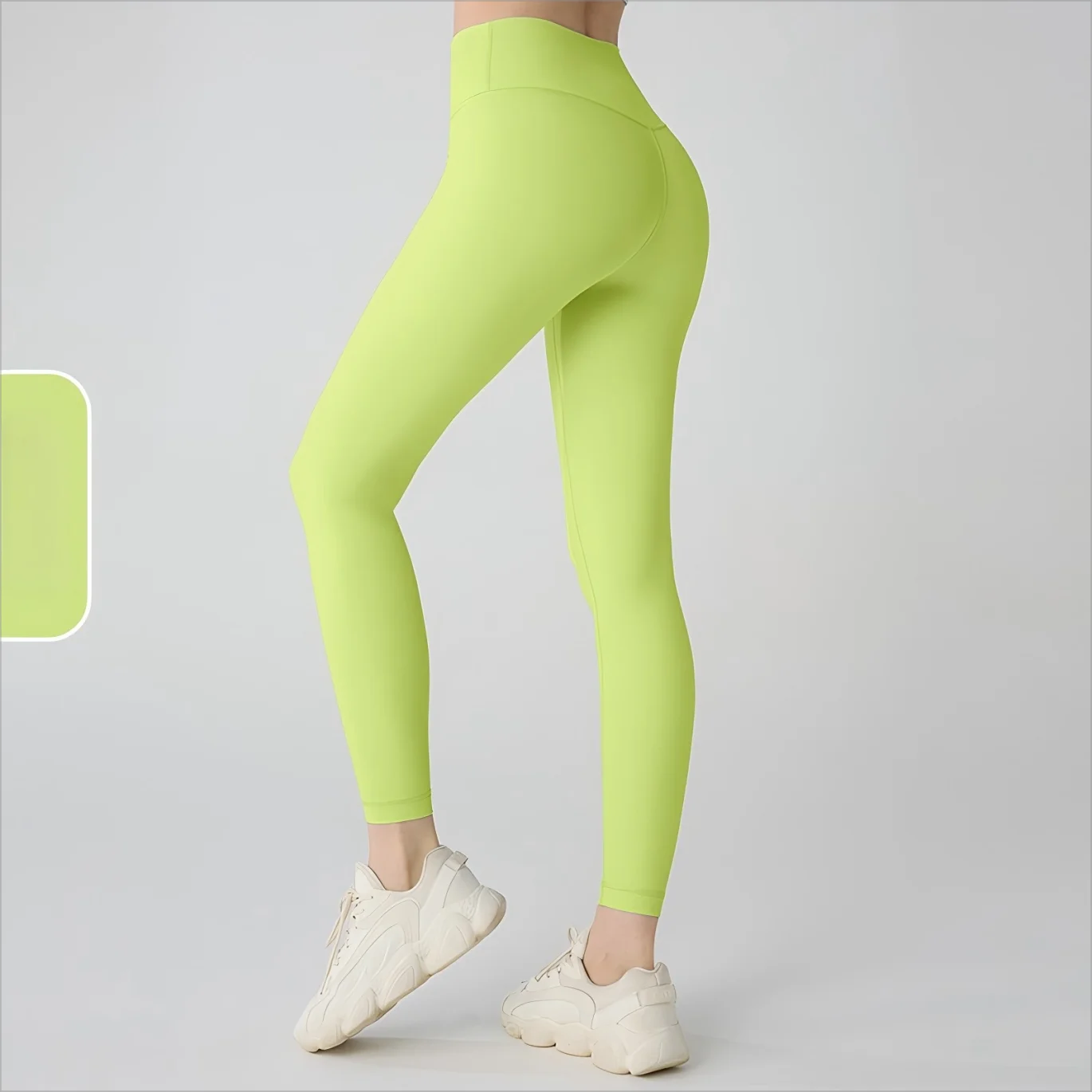 Women's High Waist Butt Lift Yoga Pants - No Camel Toe, Buttery Soft Naked Feeling, Peach Hip, Seamless Gym Running Leggings