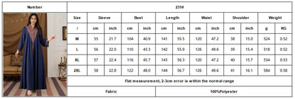 2025 New Luxury Muslim Abaya Off White Intricate Colorful Embroidery Detailing Ideal for Saudi Arabian Formal Gatherings Islam.