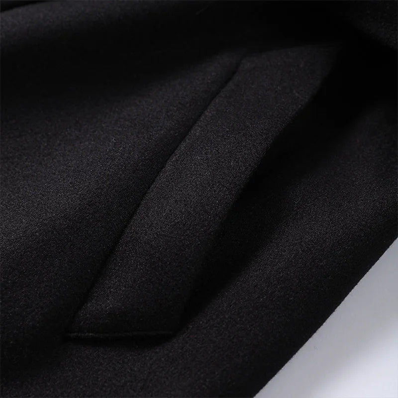 Winter warme Schnürung Damen mantel einfarbig Vintage Einreiher Mantel Mode Herbst Damen jacken neue Retro-Oberbekleidung.