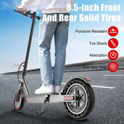 New Design Electric Scooter for Adults 350W/500W AOVOPRO High Performance Motor Foldable Escooter with 25/45KM Commute Range.