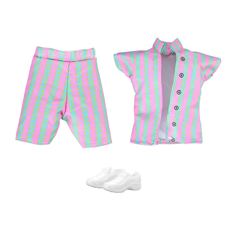 30cm Male/ Female Doll Full Set 1/6 Bjd Ken Doll with Clothes Girls Dress Up Toys Gifts.