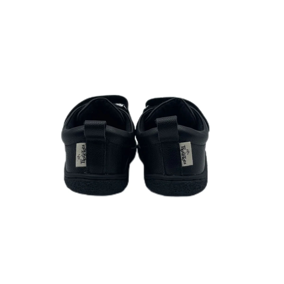 Tipsietoes New 2025 Genuine Leather Shoe For Girls And Boys Kids Barefoot Sneaker Light Weight Minimalist Elastic Double Strape.