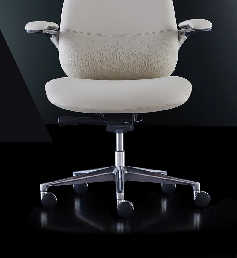 Studie Drehbarer Bürostuhl Liege Moderner Lazy Ergonomischer Thron Leder Bürostuhl Nordic Computer Mobilya Salonmöbel