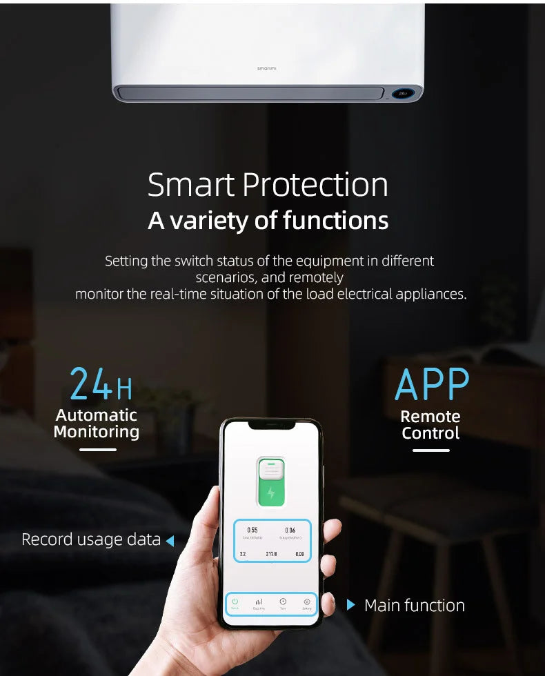 Tuya WiFi Smart Circuit Breaker 1P 63A DIN-Schiene für Smart Home Drahtlose Fernbedienung WiFi Schalter durch APP TONGOU.