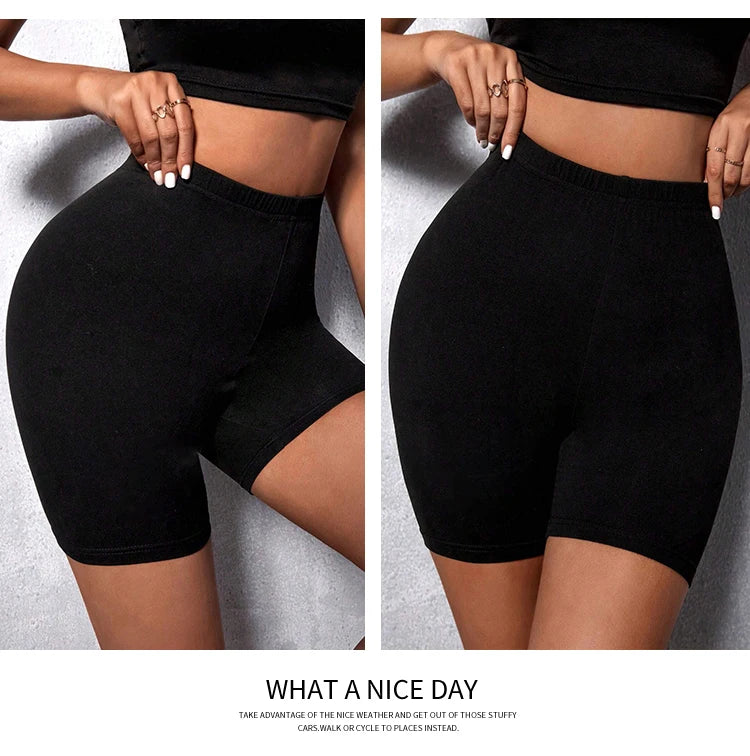 Trend Women'S Sports Shorts  I Love My Hot Boyfriend Letter Print Tight Shorts High Elastic Comfortable Soft Thin Female Clothes.