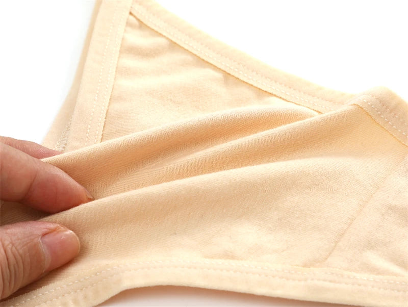 4Pcs Women's Cotton Thongs Sexy Thin Waist Underwear Traceless Low Waist G-string Sports T-Back Female Breathable Panties S-XL.