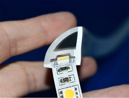 1-10m 90° Glowing LED V-Type Neon Silicone Tube Rope Lamp Flexible Waterproof Channel For WS2811 WS2815 Outdoor Neon Strip Light.