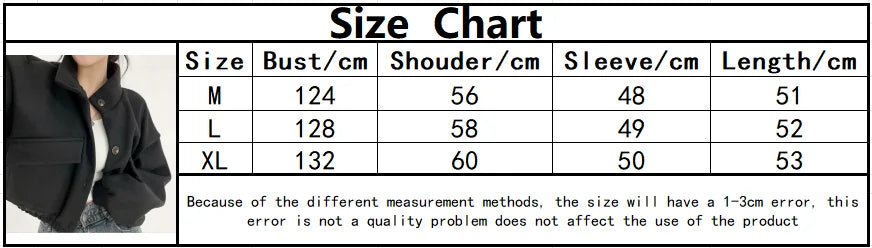 Korean Fashion Herbst Winter Mantel Frauen Neue In Stehen Neck Feste Taste Lose Jacke Dame Casual Straße Outwear Vintage Kleidung.