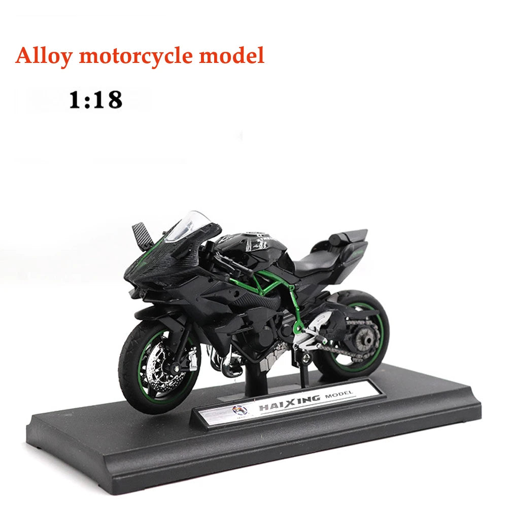 1:18 Home Children Plastic Car Decor Off-road Vehicle Collection Office Model Toy Diecast Motorcycle Simulation Portable.