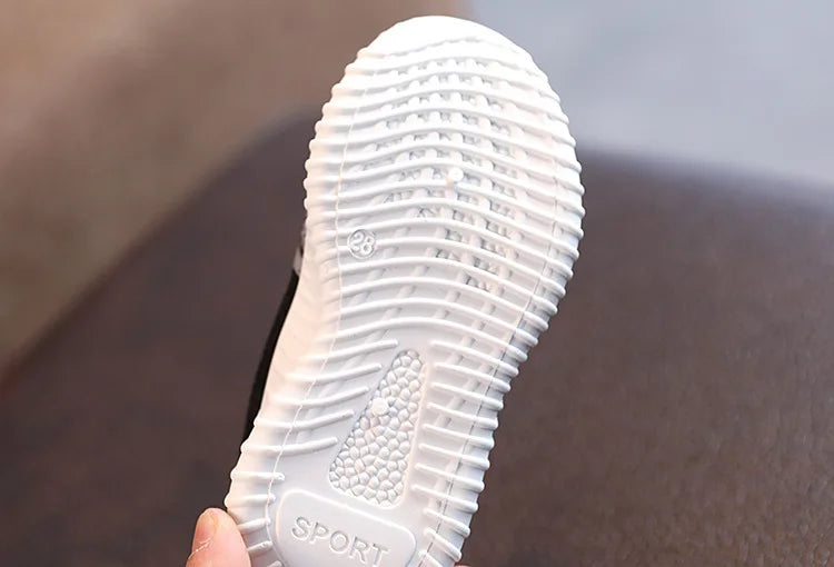 Kids Shoes Multicolor Knitted Toddler Baby Sneakers Casual Slip On Sneakers Children Shoes Kid Girls Boys Sports Shoes