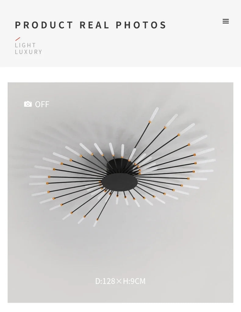 Moderne Led Feuerwerk Anhänger Lampen für Wohnzimmer Schlafzimmer Kronleuchter Led Decke Hängen Lampe Hause Einrichtungs beleuchtung