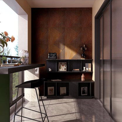 10pcs 3D Wall Panel 30x30cm Gold Mosaic Indoor Wall Decoration for Living Room Bedroom Hotel Office Esports game 3D Wall Sticker