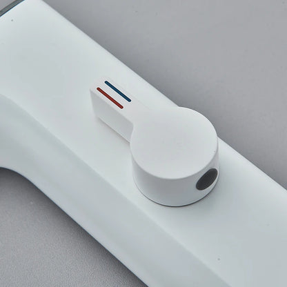 Touchless Sensor Basin Faucet Smart Digital Display Bathroom Sink Faucet Grey Sense Hot Cold Water Mixer Tap Battery Power