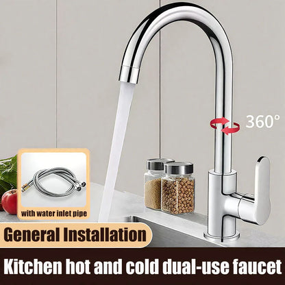 Kitchen Sink Faucet Vegetable Washer Dishwasher Pool Sink Spray-proof Home Driving Hot And Cold Faucet universal faucet