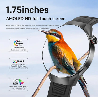 2025 New Originl Watch G5 PlUS Smart Watch 1.75" HD AMOLED Screen GPS track Heart Rate Bluetooth Call Compass Smartwatch for Men.