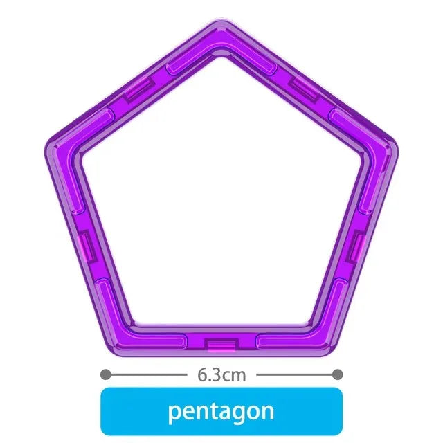 1pcs Big Size Magnetic Designer Magnet Building Blocks Accessories Educational Model Constructor Toys For Children Gifts