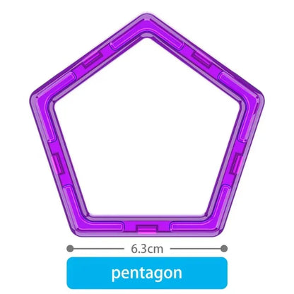 1pcs Big Size Magnetic Designer Magnet Building Blocks Accessories Educational Model Constructor Toys For Children Gifts