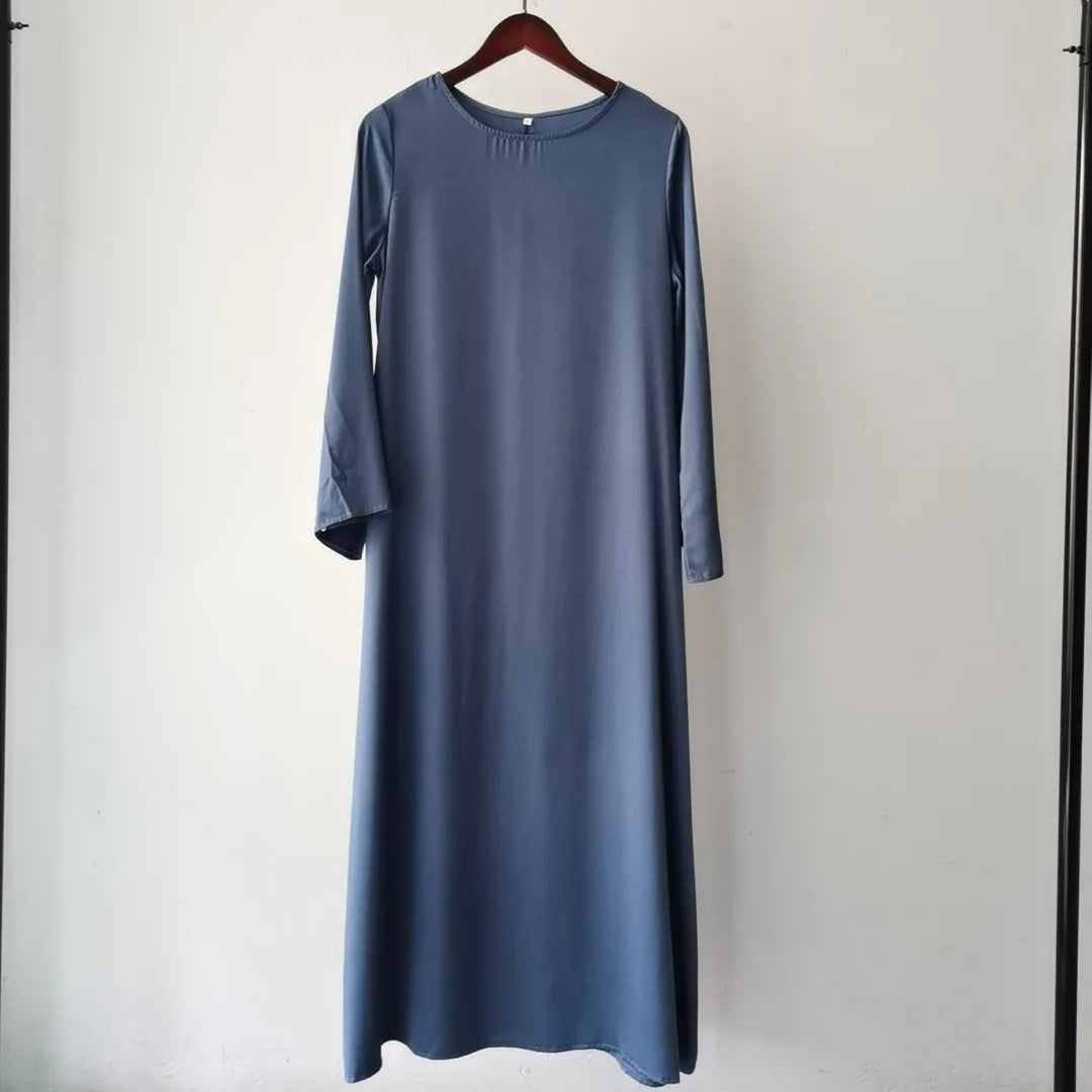 (No Scarf) Ramadan Eid Abaya Damen Dubai Luxury Kebaya Muslim Abayas Women Kaftan Long Dress Islam Dresses Caftan 9 Colors S-2XL