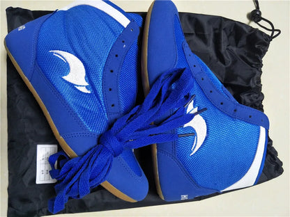 women Men Boxing boots Wrestling Shoes gear Combat Sneakers gym equipment training fighting boots Plus Size 35-46.