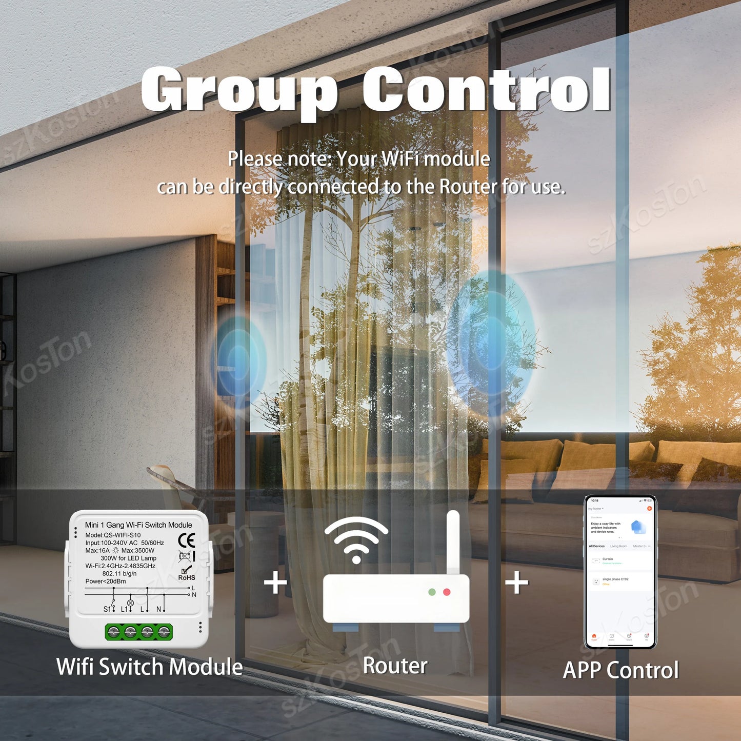 Tuya Smart WiFi Schalter 1/2/3 Gang Smart Home Licht Schalter Breaker Neutralleiter Erforderlich Remote App Timer Arbeit mit Alexa Google.