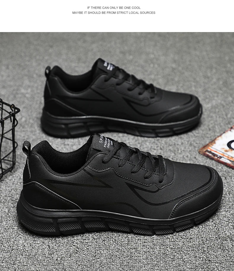 Men's Autumn Waterproof Sneakers Men Casual Sports Shoes Anti-skid Durable Running Tennis Trainers Man Fashion Casual Sneakers