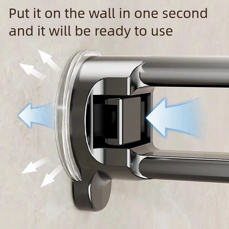 Versteckter Aufbewahrungsregal mit Saugnapf, Aufbewahrungskorb für Badezimmer und Toilette, lochfreie Wandaufbewahrung für Toilettenspüle