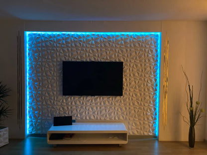 12pcs 30x30cm Champagne Gold color 3D Wall Panel gold luxurious 3D Wall Sticker Wedding party Wood grain Waterproof Wallpaper