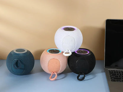 T&G TG337 Bluetooth Speaker Portable TWS Wireless Mini Bass Boombox LED Loudspeaker IPX7 Outdoor Music Player Support BT AUX FM