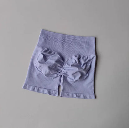 Peach Buttock Lifting Three-point Shorts Summer High Waisted Yoga Shorts Fashionable and Sexy Running Fitness Pants Solid Color