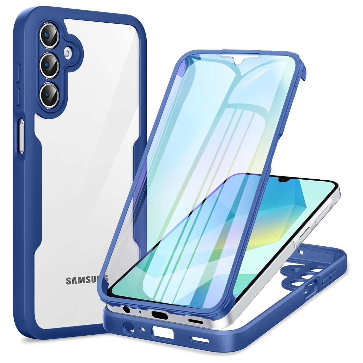 Full Body Protection Shockproof Case for Samsung Galaxy A17 A56 A36 A26 A16 5G A55 A35 A25 A15 Protective Cover Funda Coque Capa.