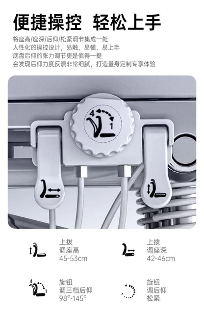 Drehbarer, ergonomischer Bürostuhl, Liegestuhl, moderner mobiler Luxus-Bürostuhl, Designer-Räder, Lese- und Konferenzstuhl, Wohnmöbel