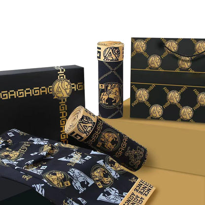 4 teile/satz männer Unterwäsche Sexy Boxer Antibakterielle Atmungsaktive Soft Print Männer Boxer Shorts Mode Jungen Dünne Flache Ecke Höschen