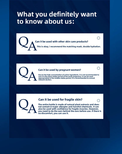 Hyaluronic Acid Serum Anti-Aging Moisturizing Shrink Pores Hydrating Whitening Essence For Microneedle Instruments Skin Care.