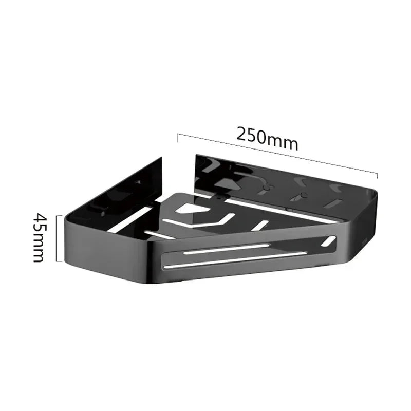 Bad Edelstahl Dusche Regal Wand-montiert Dreieck Korb Ecke Stehen Shampoo Dusche Gel Lagerung Halter Zubehör