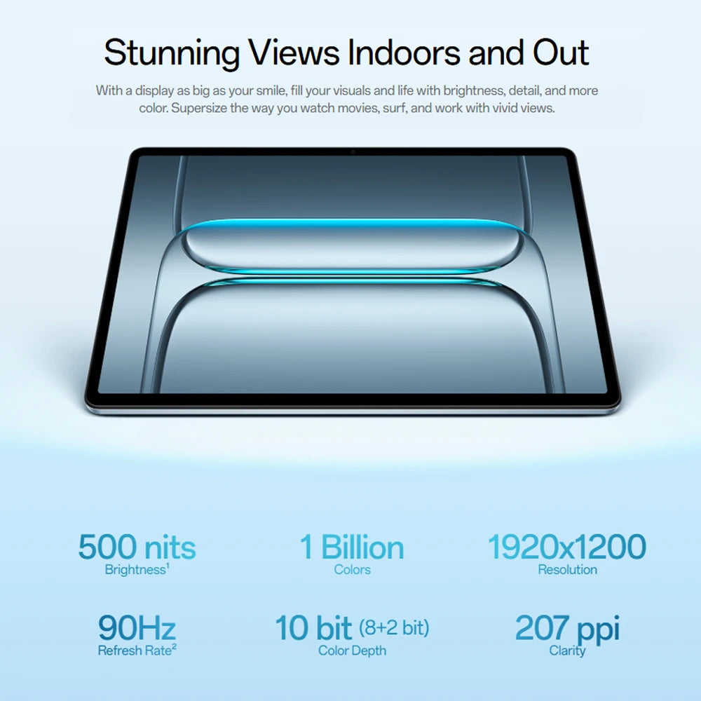 Global Version OnePlus Pad Lite Tablet 11-inch 90Hz LCD Eye Care Display MediaTek Helio G100 9340mAh Battery OxygenOS 15.0.1.