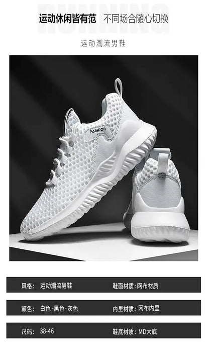 Sommer Tennis Casual Mesh Schuhe Atmungsaktive Hohl training fitness Plattform Weichen Boden Läuft Leichte Vulkanisierte Schuhe.