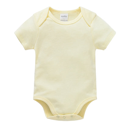 Hochwertige Baby Stram pler Jungen Kleidung Musselin leere Bodysuit Mädchen rosa einfarbige Overall einteilige Säuglings produkte 0-24m.