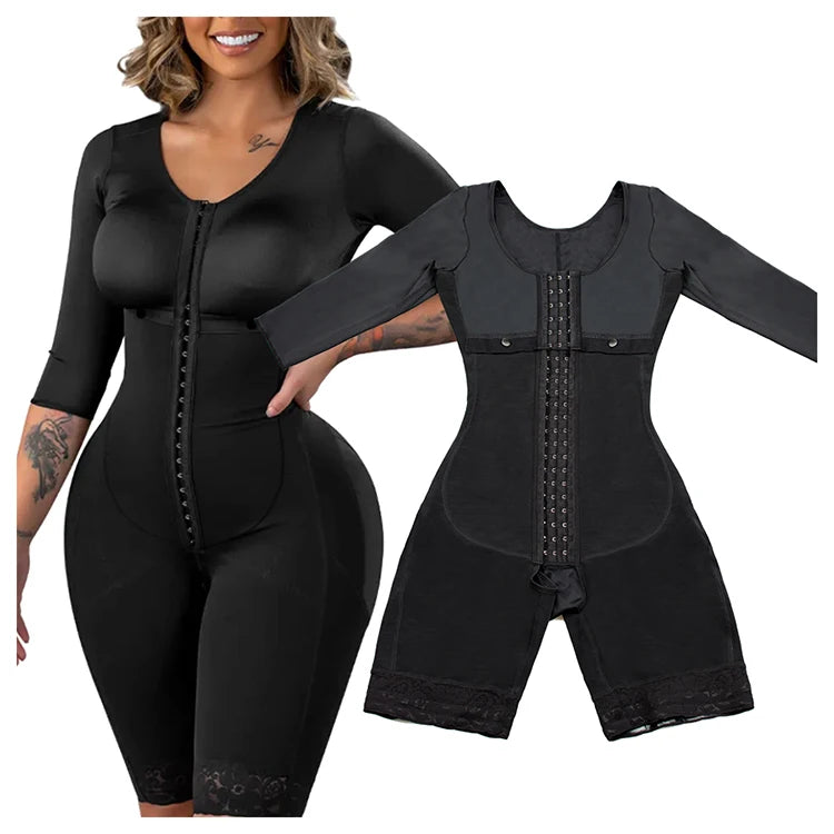 Girdles Shapewear Faja Colombianas Shaper Bodysuits Tummy Slimming Corset Full Body Reducer Postpartum Carving Bodices Sheath.