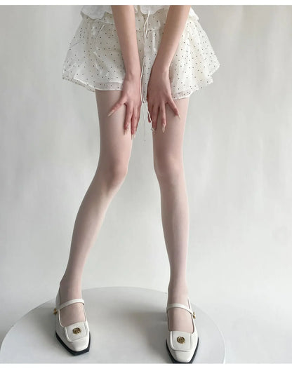 Blue Green Ultra-thin Nylon Thigh High Stockings Pantyhoses Women Sexy Women Tights Velvet Sexy Lingeries Hosiery Body Stockings