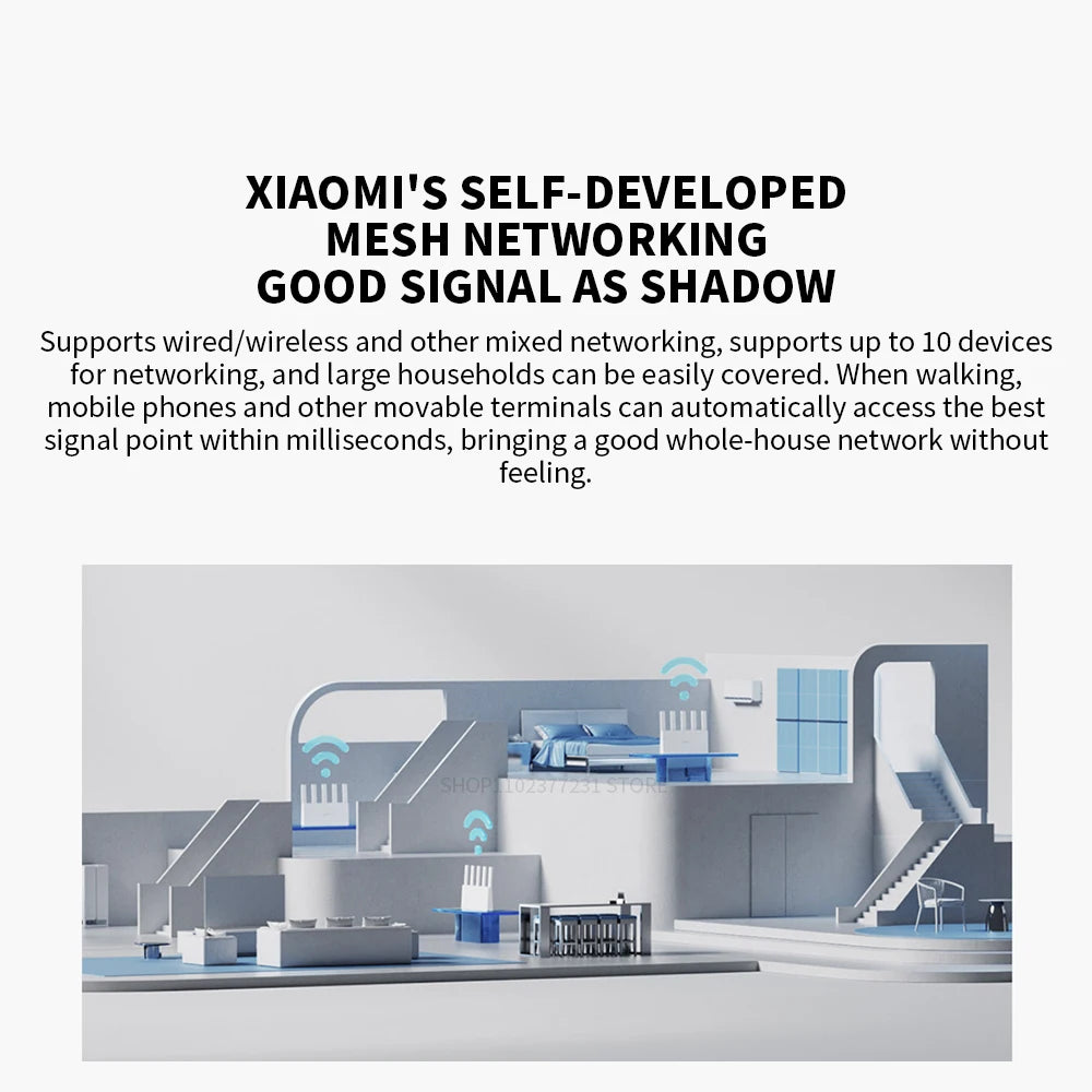 NEW Xiaomi Router BE5000 Wi-Fi 7 2.4/5GHz Dual-Frequency Mesh 2.5G High-Speed Network Port IPTV OFDMA Signal Amplifier Mi Home.