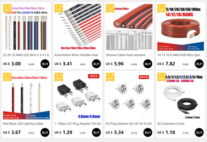 Red Black Silicone Cable Heat Resistant Silicone Wire Flexible Tinned Copper Stranded Wire For Auto Battery Solar Panel Inverter.